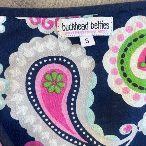 Buckhead Bettie’s Colorful Paisley V-Neck Swim Cover Up M - Picture 2 of 6